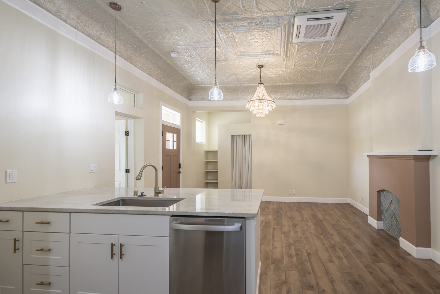 A current Chamisa Homes resident's living space